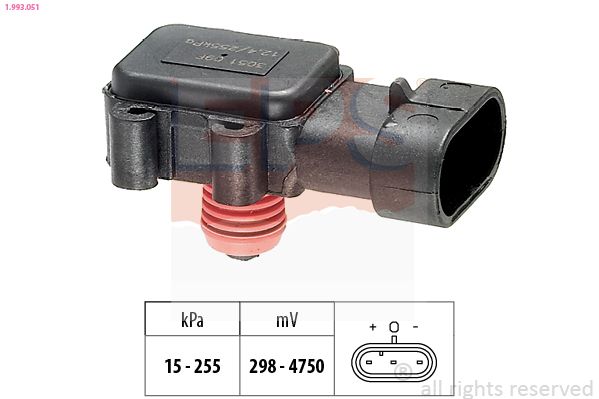 EPS 1.993.051 - Luftdrucksensor, H&ouml;henanpassung
