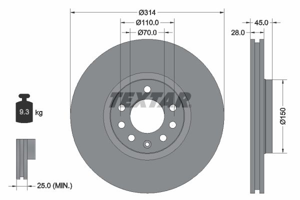 Brake Disc 92118803