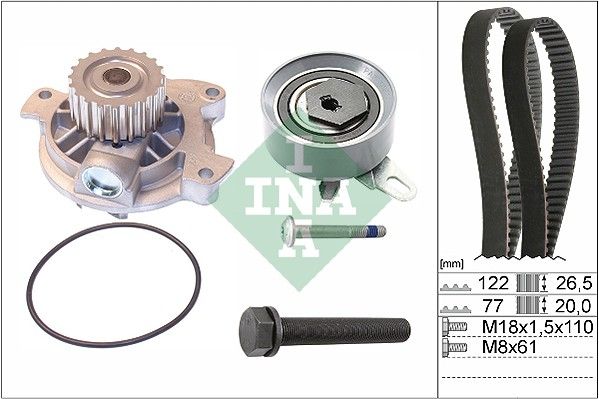 Water Pump & Timing Belt Kit 530 0406 30