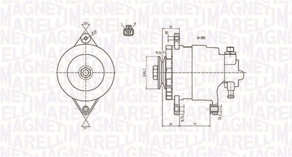 MAGNETI MARELLI 063731172010 - Generator