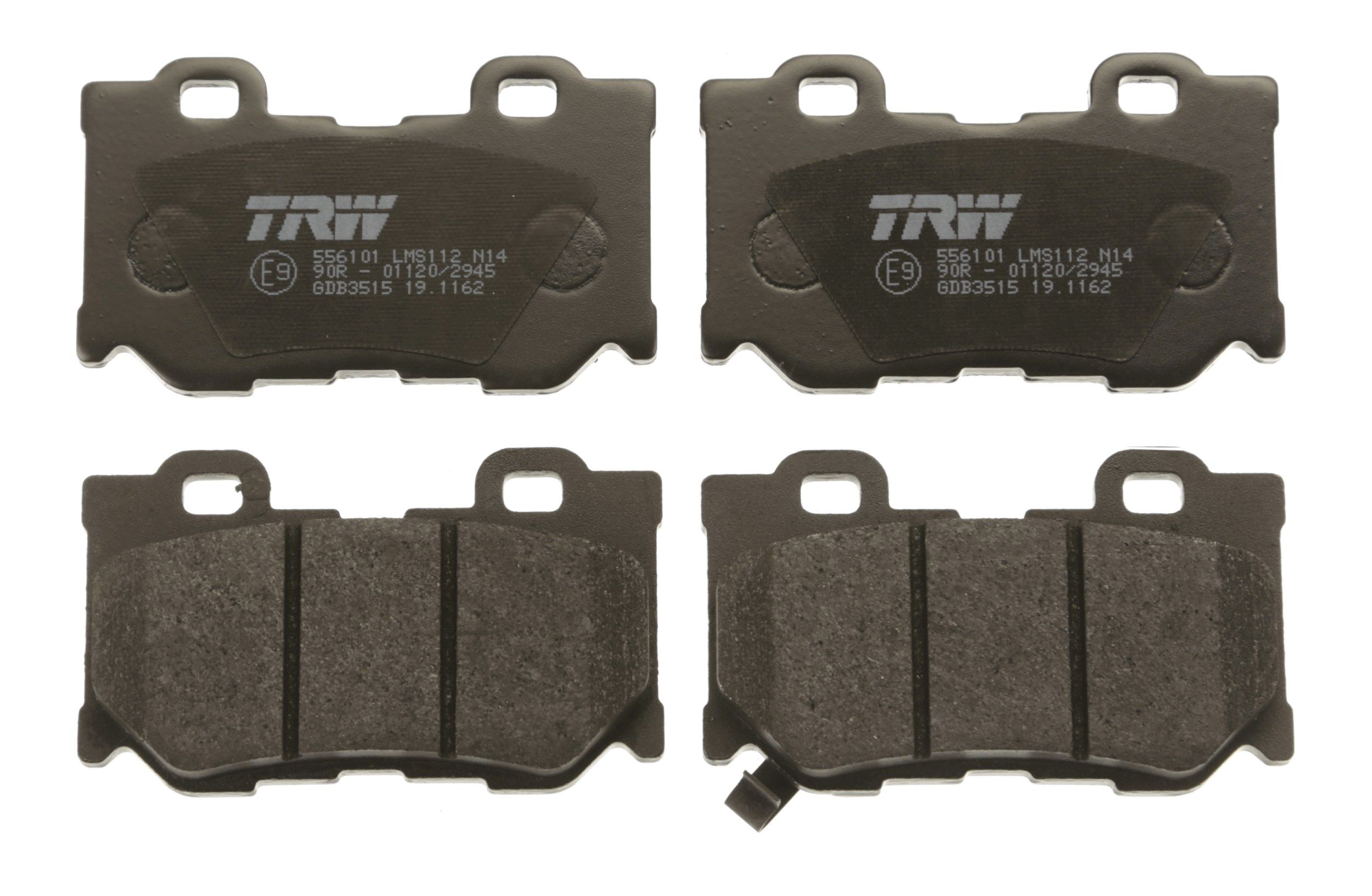 TRW DISC BRAKE PADS - TecDoc 2