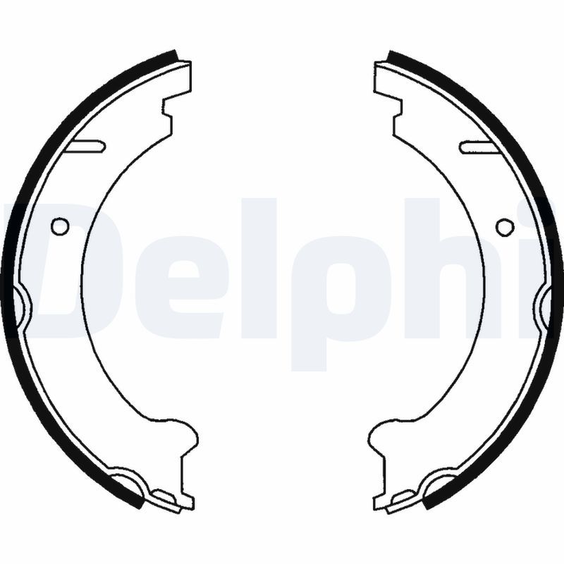 Brake Shoe Set, parking brake LS1781