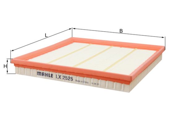 KNECHT LX 2525 - Luftfilter