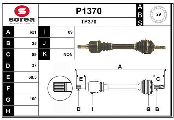 TRANS PEUGEOT 406 ABS  .