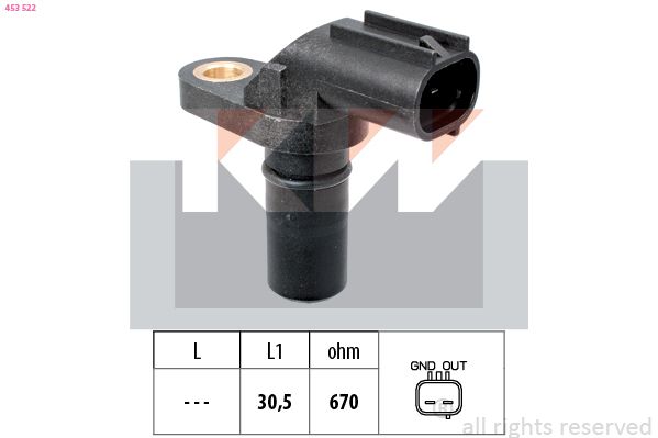 KW 453 522 - Sensor, Motordrehzahl