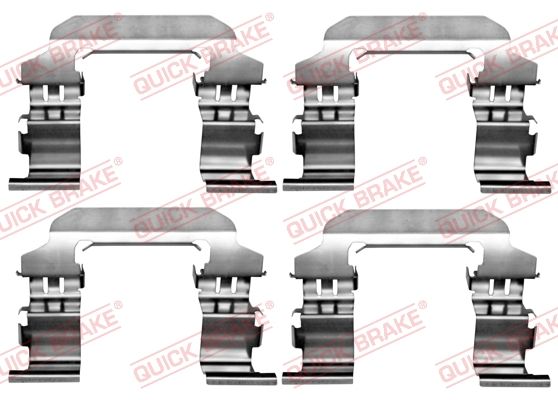 QUICK BRAKE 109-0138 - Zubehörsatz, Scheibenbremsbelag
