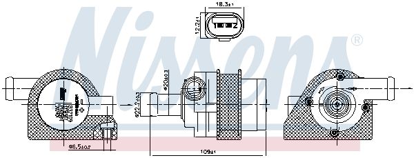 Wasserpumpe, Motork&uuml;hlung