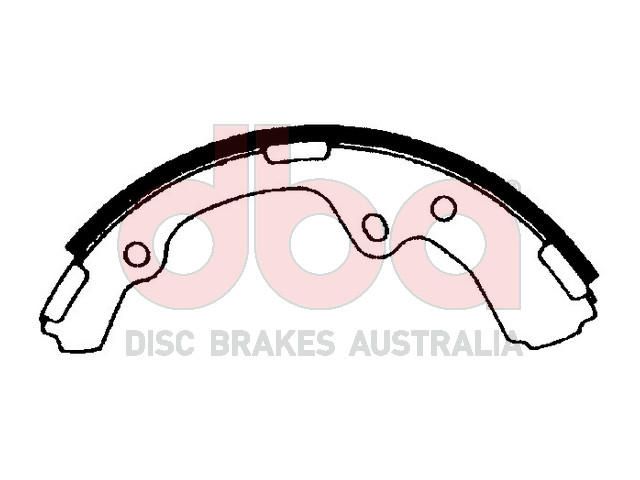 Street Series Brake Shoes [Toyota Hi-Ace/Hi-Lux 254mm] - TecDoc Only