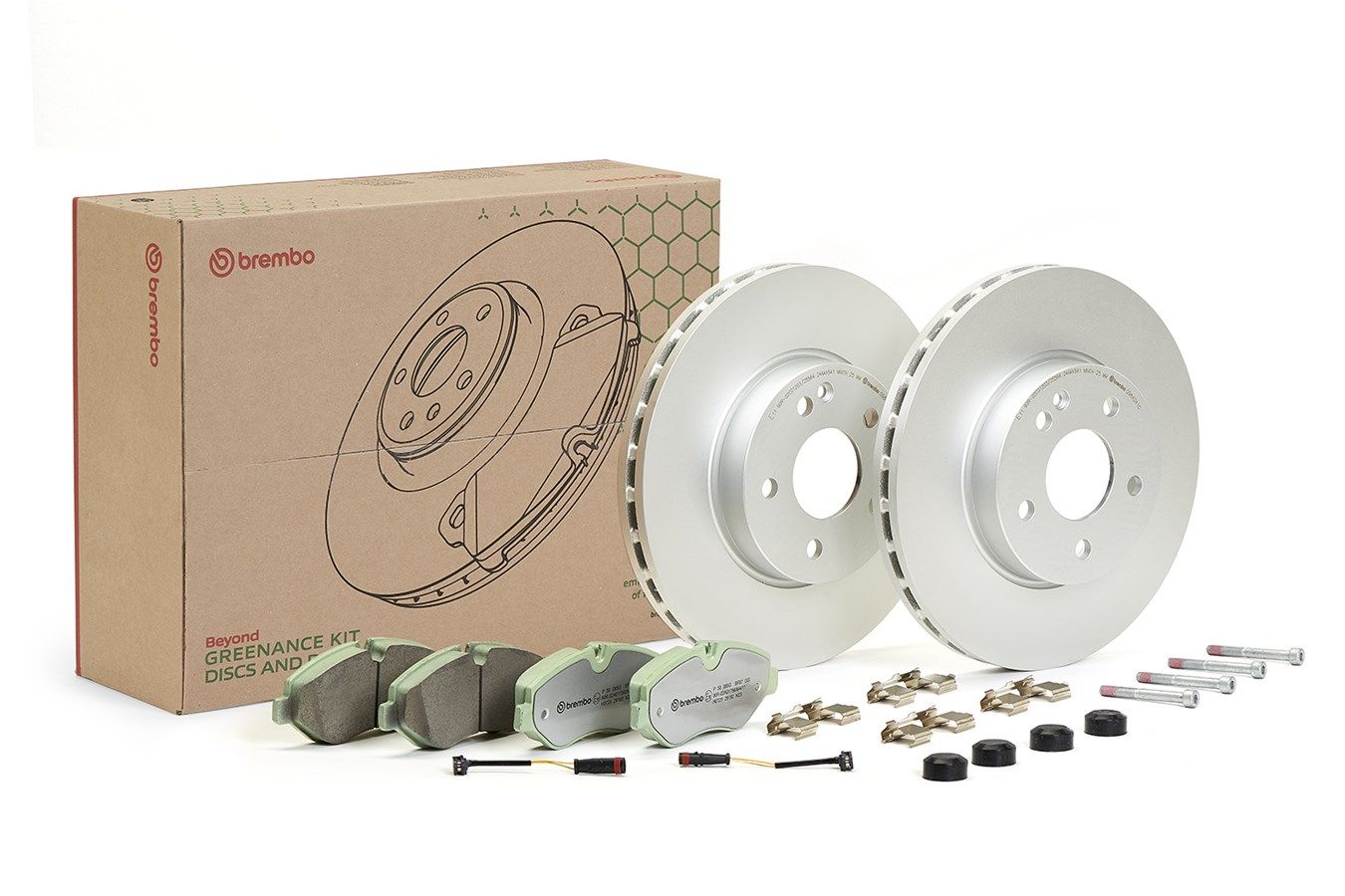 Brembo KT 10 029 Bremsensatz, Scheibenbremse