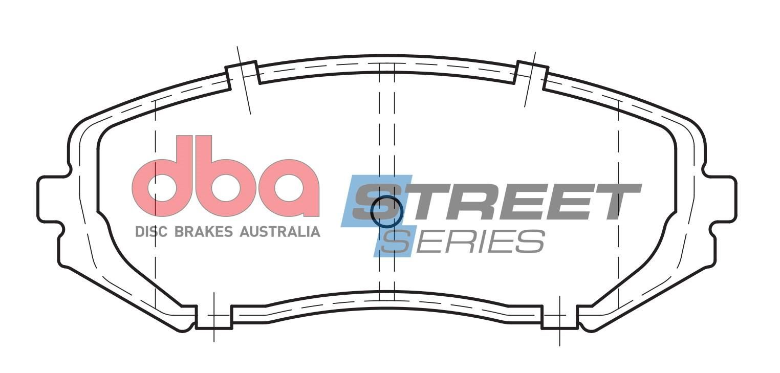 DBA SS STREET SERIES BRAKE PADS [ Suzuki Grand Vintara 2005-2014 F ] - TecDoc Only