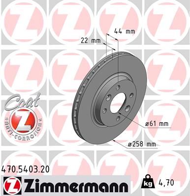 Brake Disc 470.5403.20