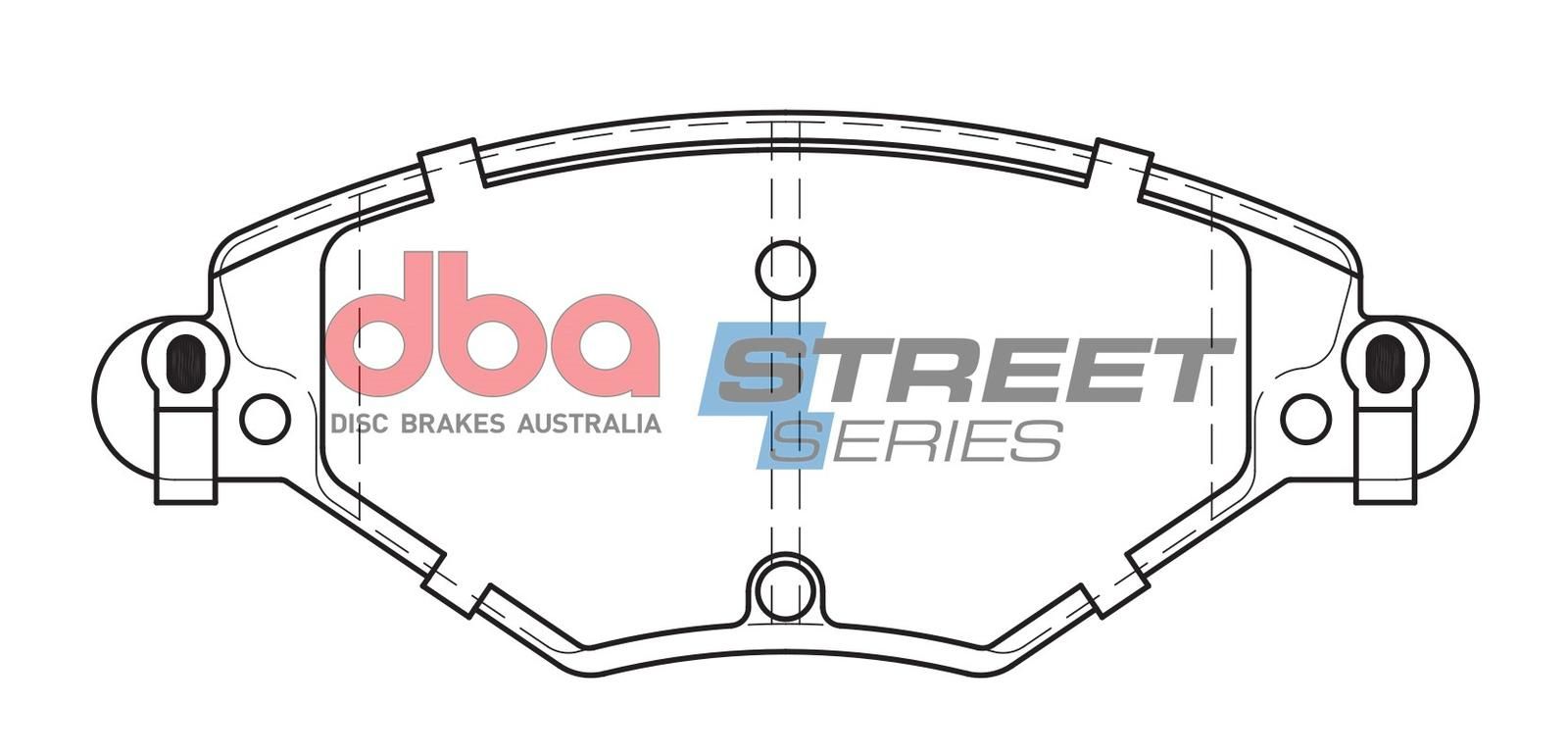 DBA SS STREET SERIES BRAKE PADS [ Citreon C5 2001 - 2016 F ] - TecDoc Only