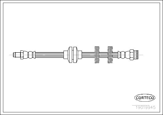 FLEXIBLE DE FREIN FIAT PALIO, SI  0705