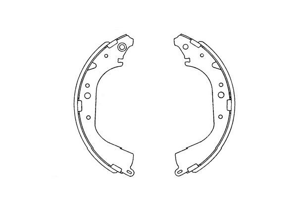 Brake Shoe Set KBS-9901