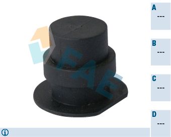 Verschlussstopfen, Kühlmittelflansch