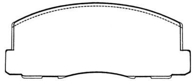 Juego de balatas de freno