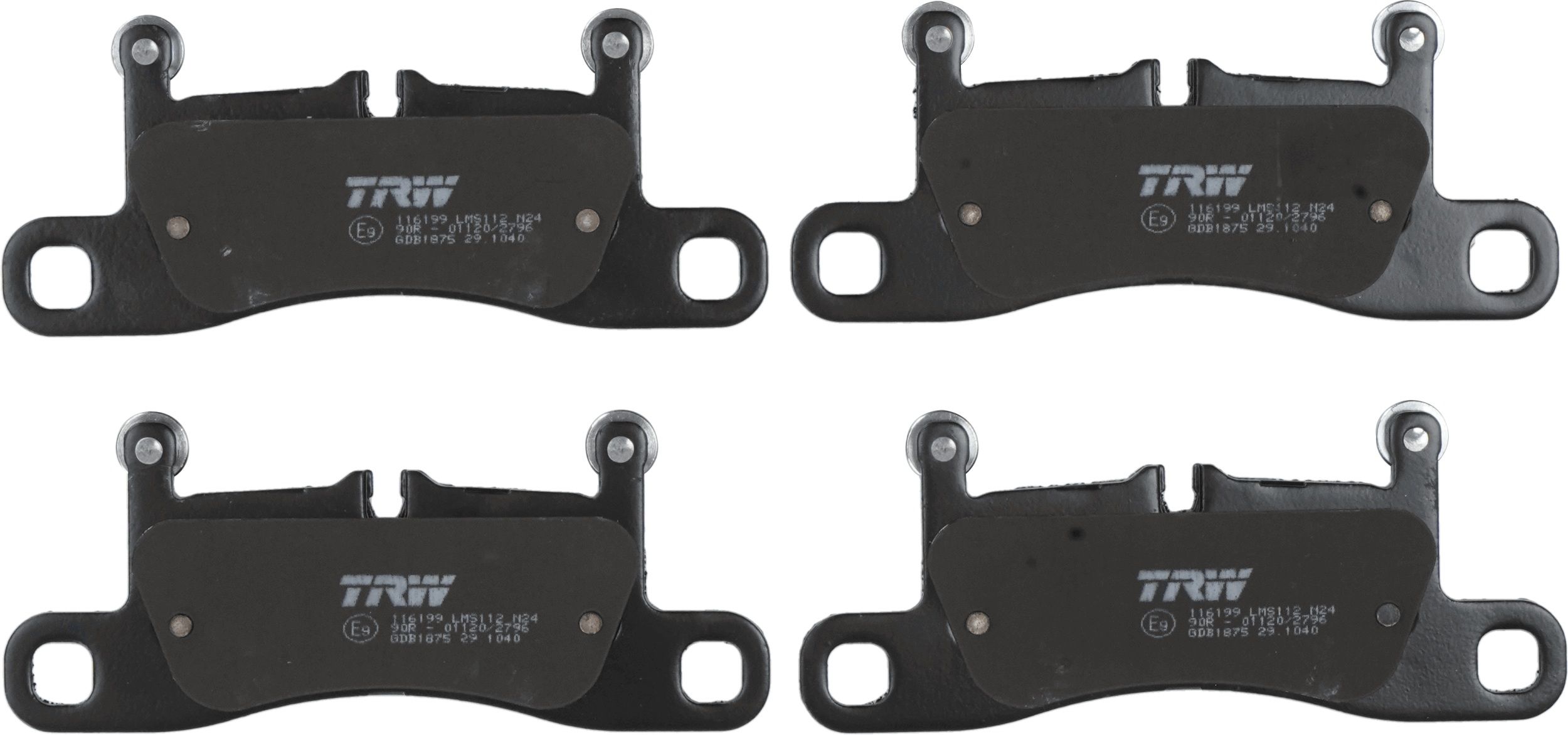 TRW DISC BRAKE PADS - TecDoc 2