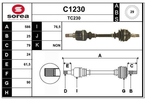 TRANS CITROEN ZX ABS  .