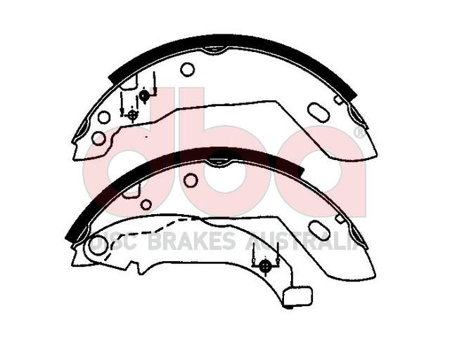 Street Series Brake Shoes [Citreon Xsara/ Peugeot 205/206 180mm] - TecDoc Only