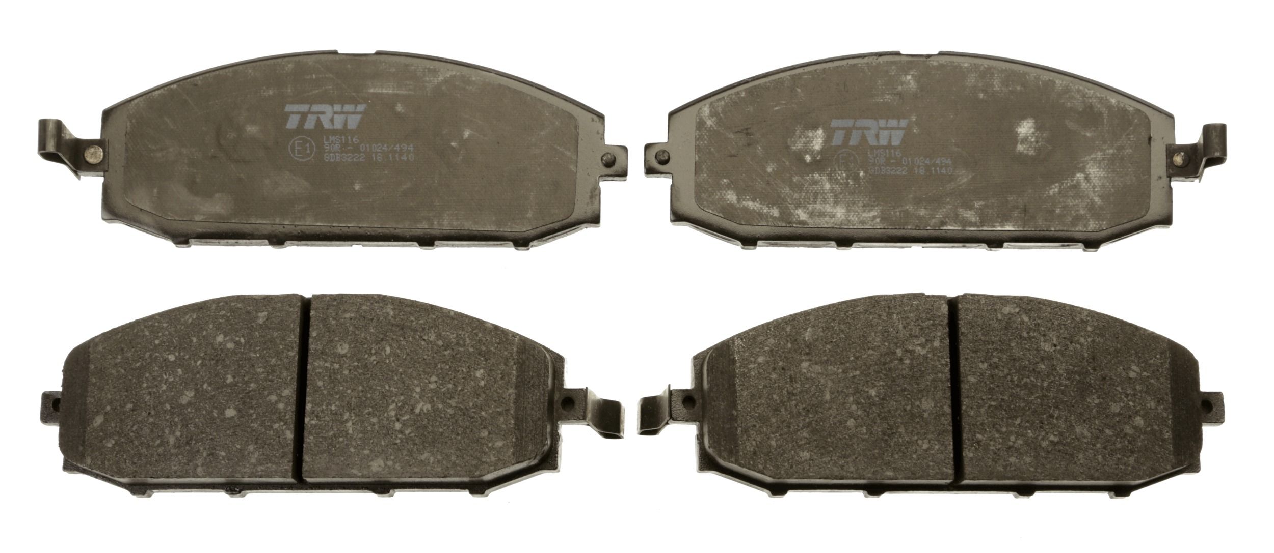 TRW DISC BRAKE PADS - TecDoc 2