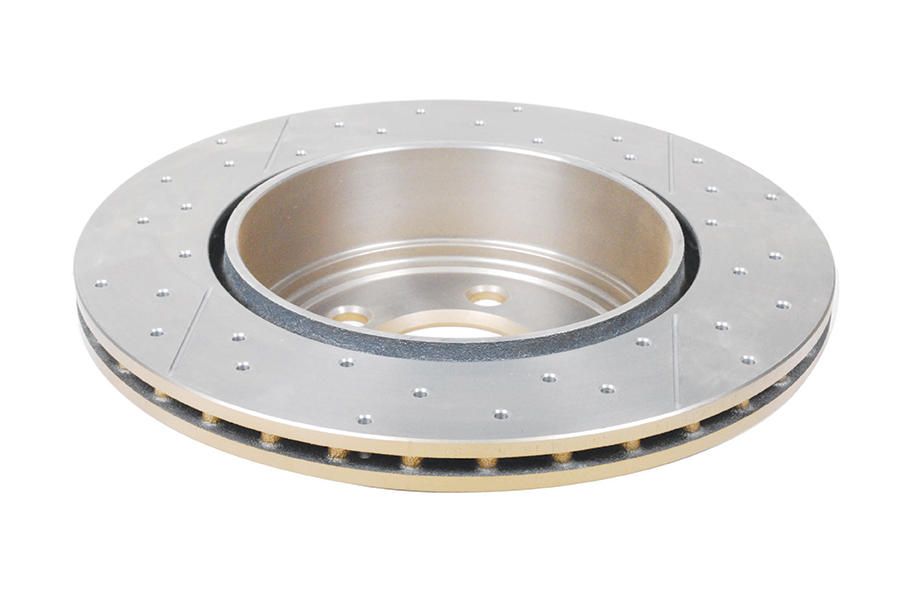 Street Gold Cross-drill/slotted KP [ Chrysler 300C 05-> R ] - TecDoc 2