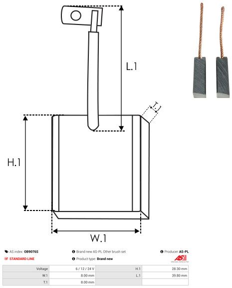 Kohleb&uuml;rste, Generator