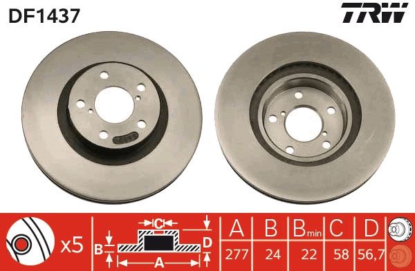 Brake Disc DF1437