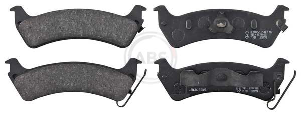 Brake Pad Set, disc brake 38666