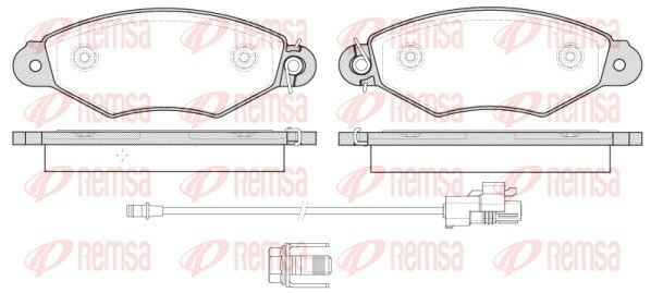 Brake Pad Set, disc brake 0643.30