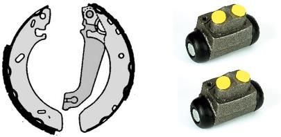 H 24 042 BREMBO ESSENTIAL LINE - Standard Kit fékpofakészlet