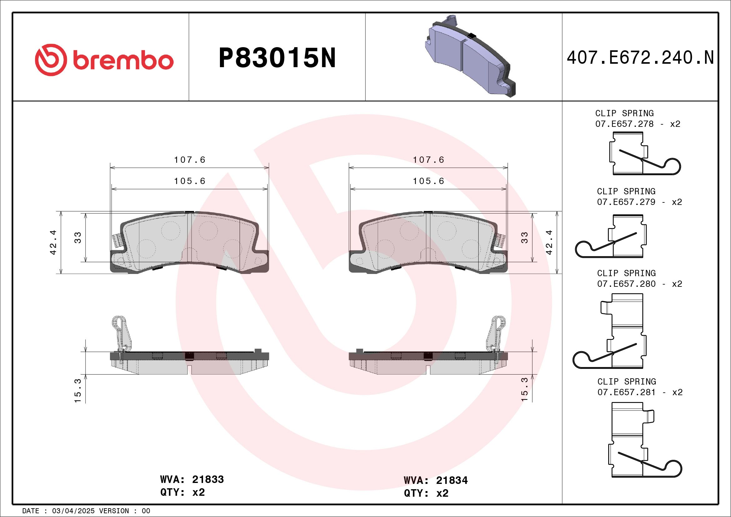 TOYOTA CAMRY MCV20R 97-02 (RR) - TecDoc 1