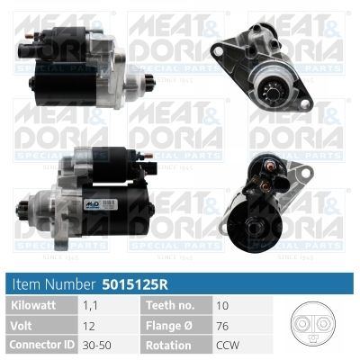 MEAT & DORIA 5015125R - Starter
