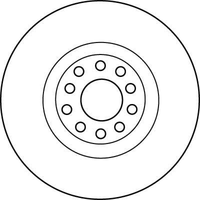 TRW BRAKE DISC - TecDoc 2
