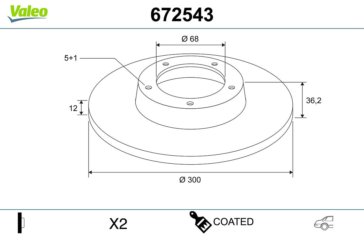 Brake Disc 672543