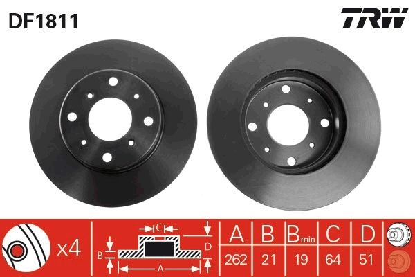 PAIRE DE DISQUES  9900