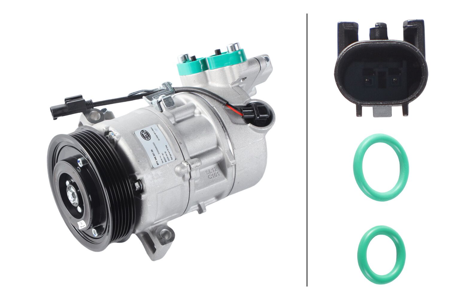 8FK 366 201-341 HELLA >>> Easy2Fit <<< kompresszor, klíma