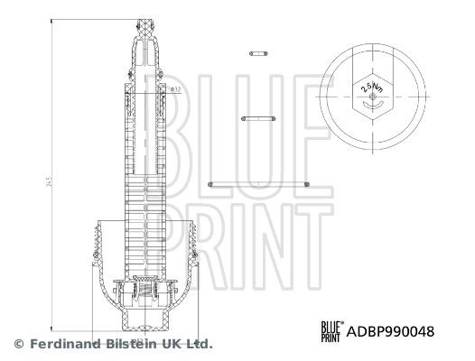 BLUE PRINT ADBP990048 - Deckel, &Ouml;lfiltergeh&auml;use