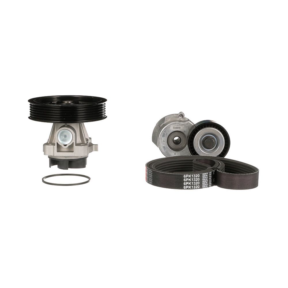 vandens siurblys + V formos rumbuotas diržas, komplektas