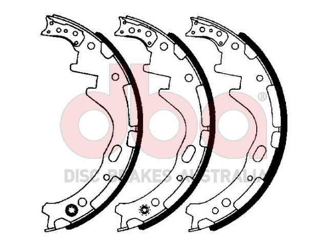 Street Series Brake Shoes [Nissan Navara/Pathfinder 254mm] - TecDoc Only