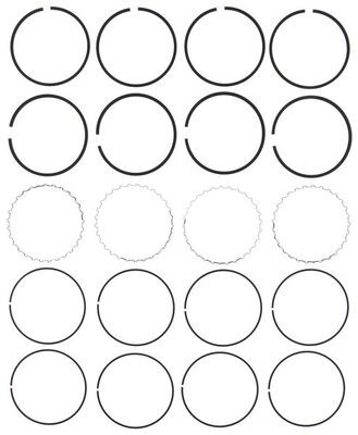 Juego de anillo para pistón