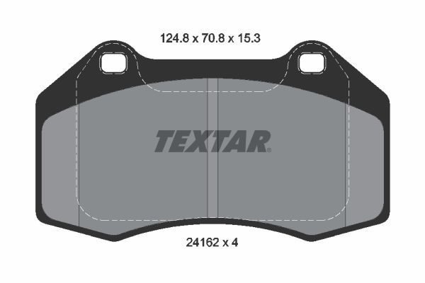 Brake Pad Set, disc brake 2416201