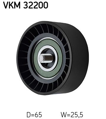 SKF VKM 32200 Deflection/Guide Pulley, V-ribbed belt