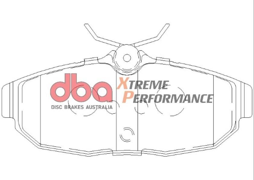 DBA XP PERFORMANCE BRAKE PADS [ Mustang 05-10 R ] - TecDoc Only