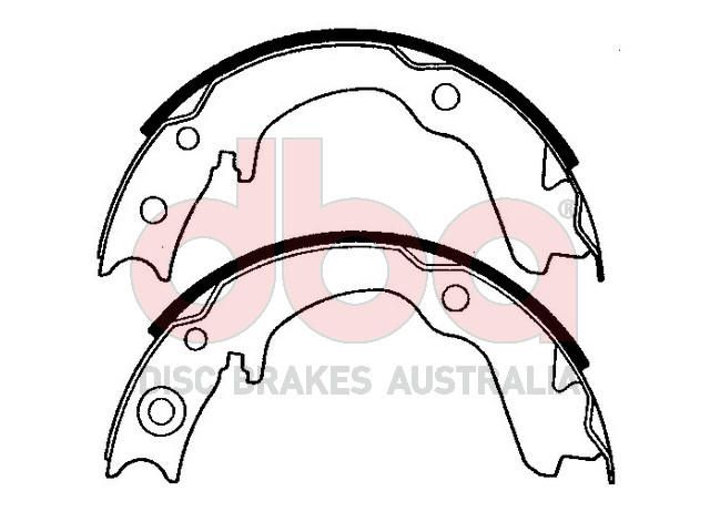 Street Series Brake Shoes [Subaru Parking Brake 170mm] - TecDoc Only