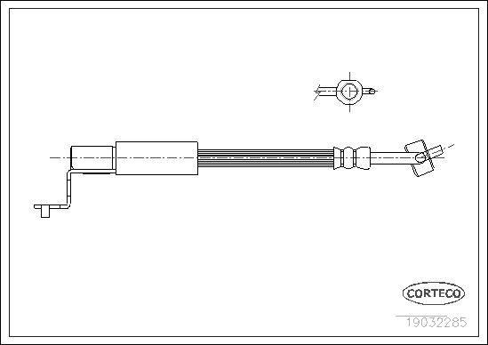 FLEXIBLE DE FREIN FORD ESCORT, V  0705