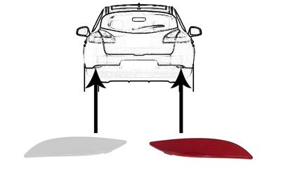 VAN WEZEL 4377940 - R&uuml;ckstrahler