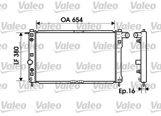 RAD MOT DAEWOO NUBIRA  9900