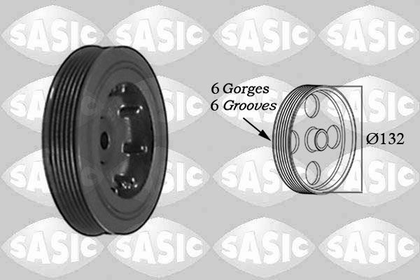 SASIC 4000701 - Riemenscheibe, Kurbelwelle