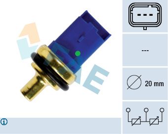 Sensor, K&uuml;hlmitteltemperatur