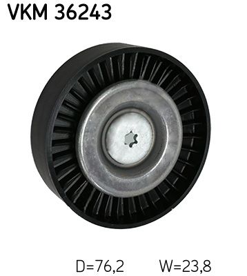 SKF VKM 36243 Deflection/Guide Pulley, V-ribbed belt